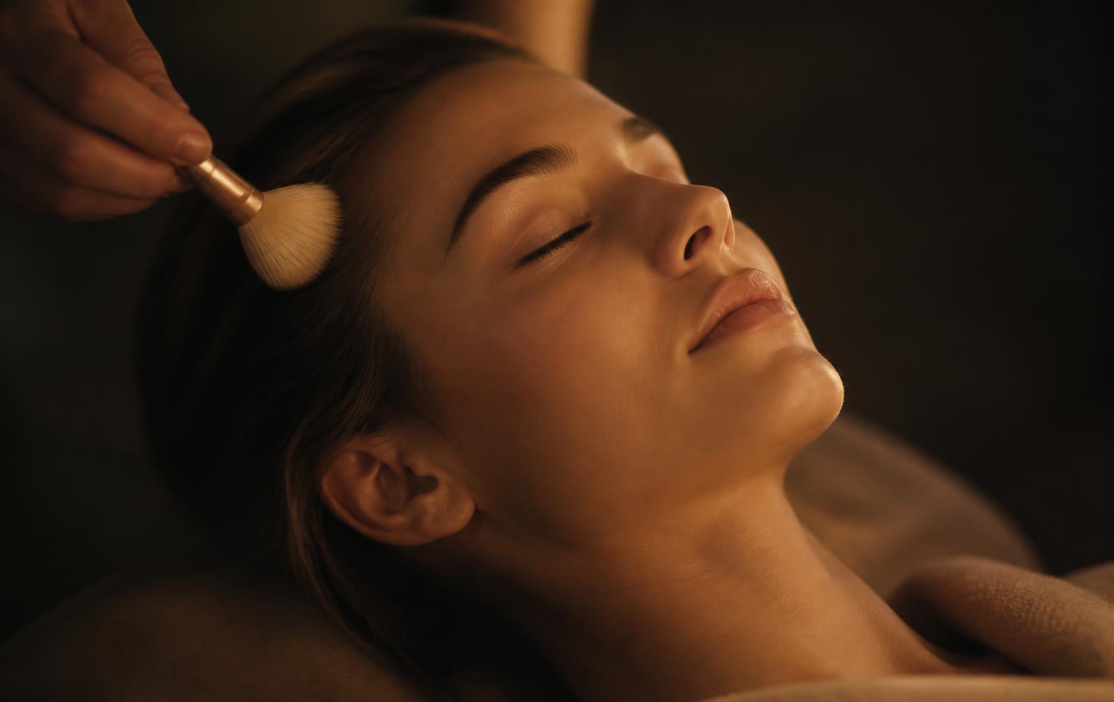 Deeply relaxed client during a Scratch ASMR session